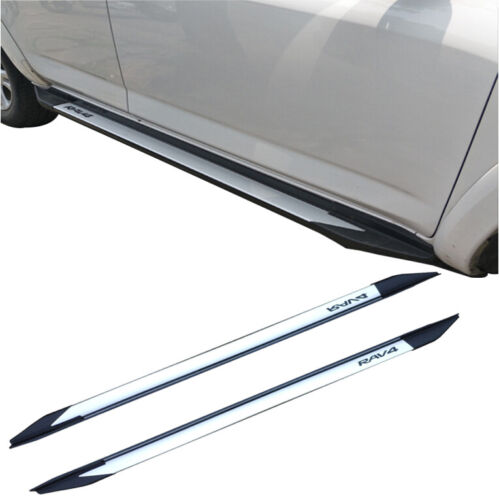 FOR TOYOTA RAV4 SIDE STEPS RUNNING BOARDS NEW DESIGN 100% OEM FIT 2006-2012